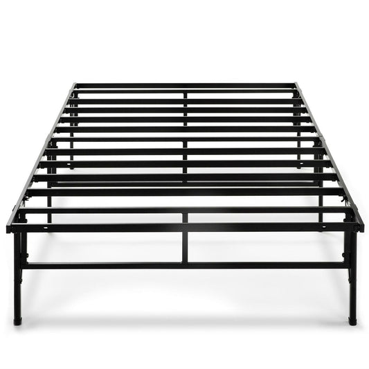 Twin XL Sturdy Metal Platform Bed Frame in Black - Tampa Home & Garden Store