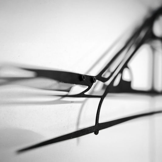 BMW M3 Wall Art – F80 Steel Silhouette with Spinning Wheels-KAFMEKA017 - Tampa Home & Garden Store