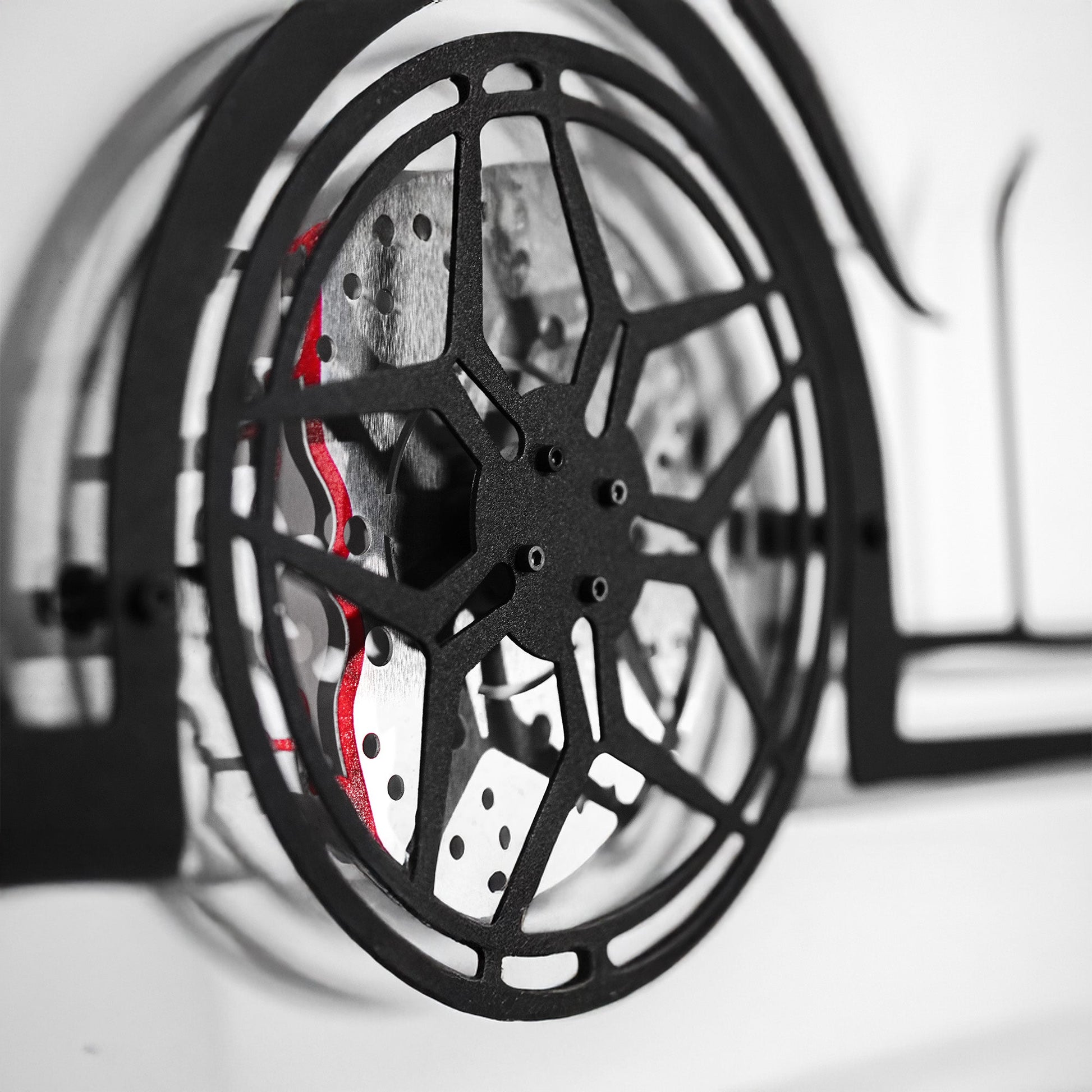 BMW M3 Wall Art – F80 Steel Silhouette with Spinning Wheels-KAFMEKA017 - Tampa Home & Garden Store