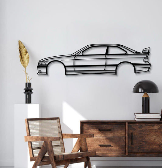 Décoration Murale Voiture Métal E36 M3 - MT0947