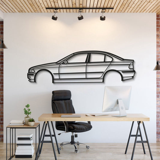 Décoration murale métallique pour berline E46 - MT0959