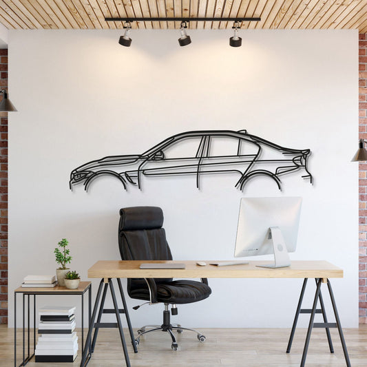 Arte de pared de metal clásico de coche M3 F80 - MT1010