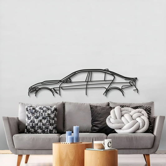 Arte de pared de metal clásico de coche M3 F80 - MT1010