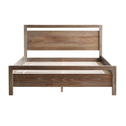 Cama Plataforma Matrimonial Rústica Tradicional de Pino Estilo Granja
