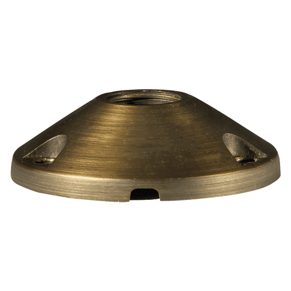 BP1 Brass Surface Mount Round Bracket for Landscape Lighting Fixture - Tampa soil911.com