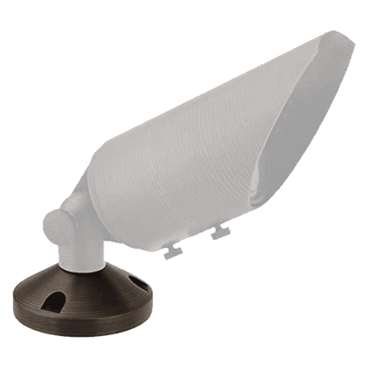 BP1 Brass Surface Mount Round Bracket for Landscape Lighting Fixture - Tampa soil911.com