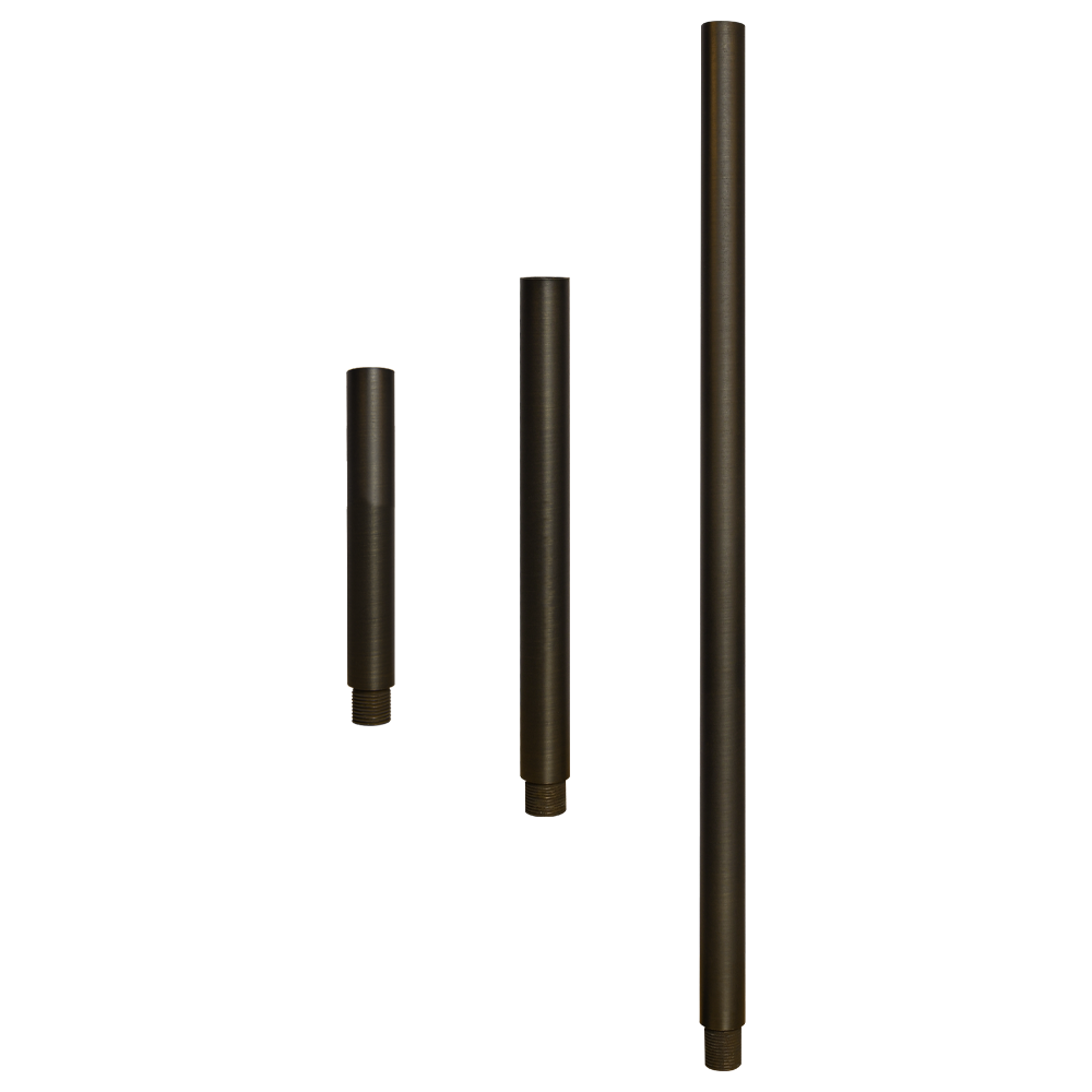 BPE - Brass Post Extension 6", 12" or 24" for Brass Path/Spot Light Fixtures - Tampa soil911.com