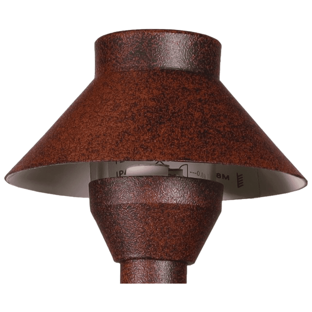 Luz de camino con forma de hongo de sombrero pequeño KL303 de aluminio de bajo voltaje para iluminación de paisajes de 12 V CA/CC