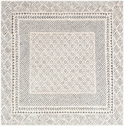 Burdette Soft Neutral Rug by Boutique Rugs with geometric diamond lattice pattern on Tampa Home & Garden Store