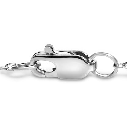 Bracelet 14K white gold bezel-set lab-grown diamonds 1/2 cttw station by Bids.com on Tampa Home & Garden Store
