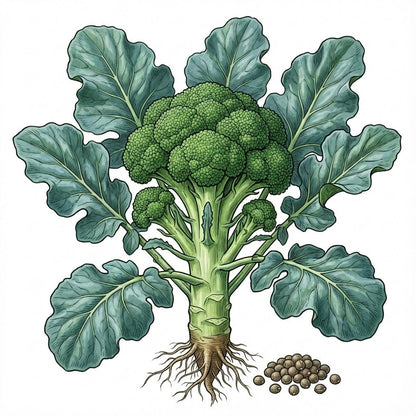 BROCCOLI Seeds, Calabrese - Tampa Home & Garden Store