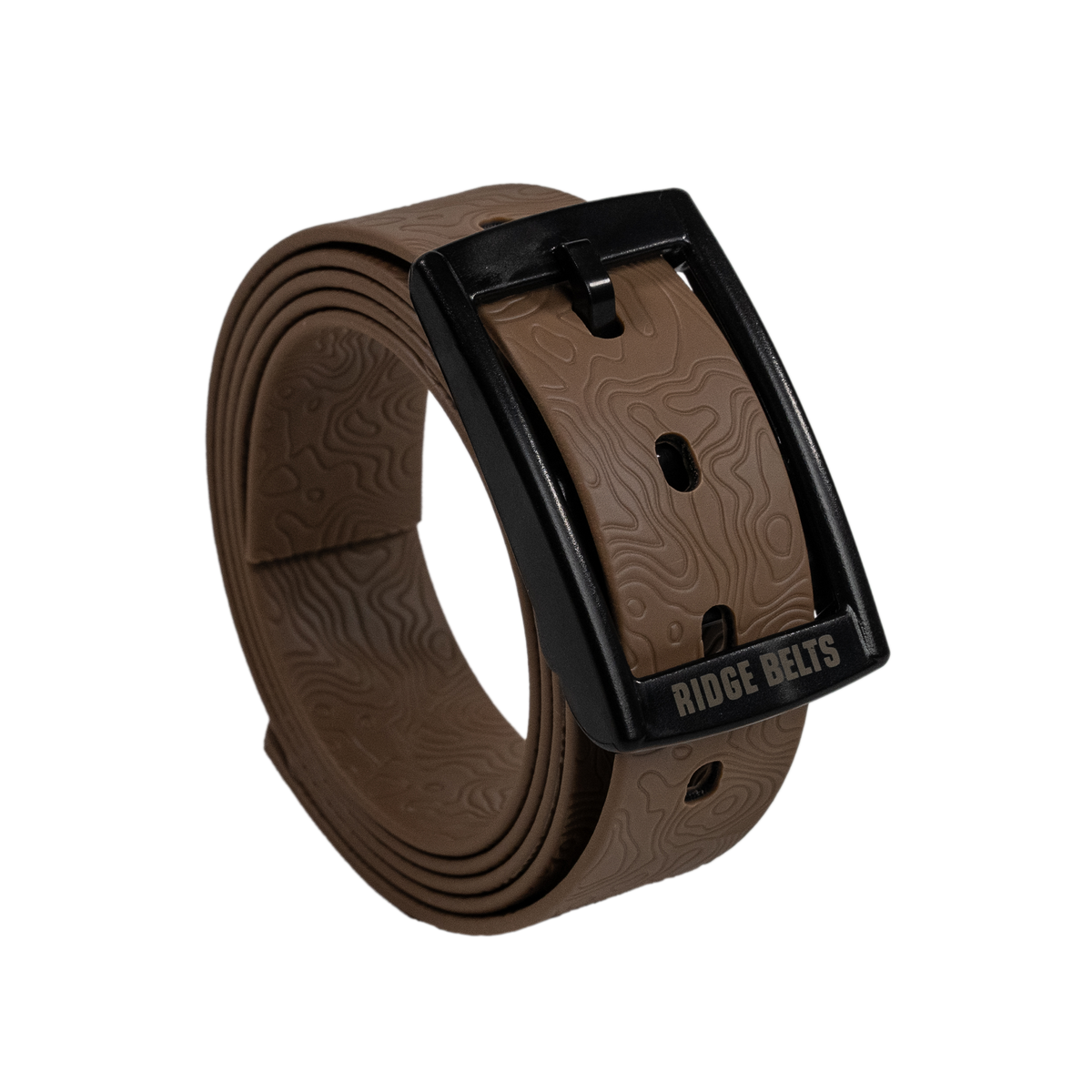Lightweight Ridge Belt brown textured strap with black buckle Ridge Belts on Tampa Home & Garden Store