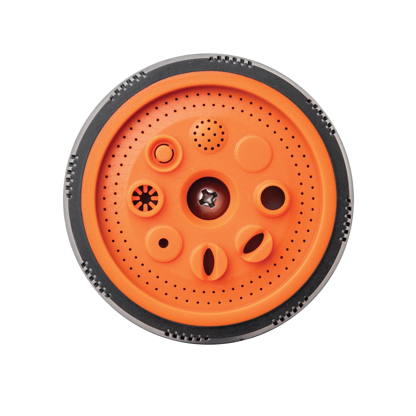 B+D 8-Pattern Nozzle BXWNBB57390 hose end orange Orbit Irrigation spray nozzle with 8 pattern settings on Tampa Home & Garden Store