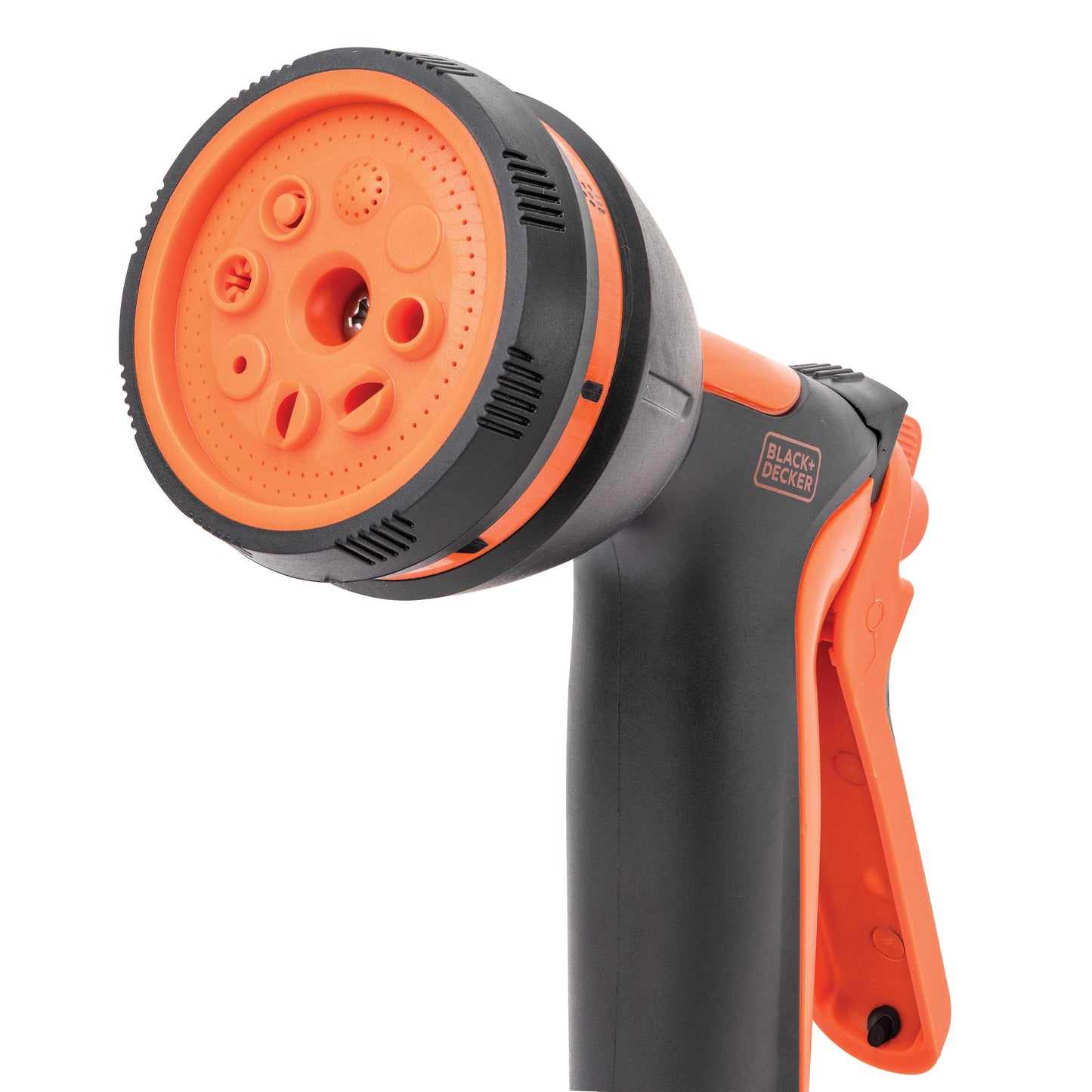 B+D 8-Pattern Nozzle BXWNBB57390 hose end spray nozzle orange dial Black+Decker on Tampa Home & Garden Store