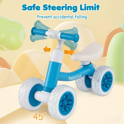Baby Balance Bike with Adjustable Handlebar Seat