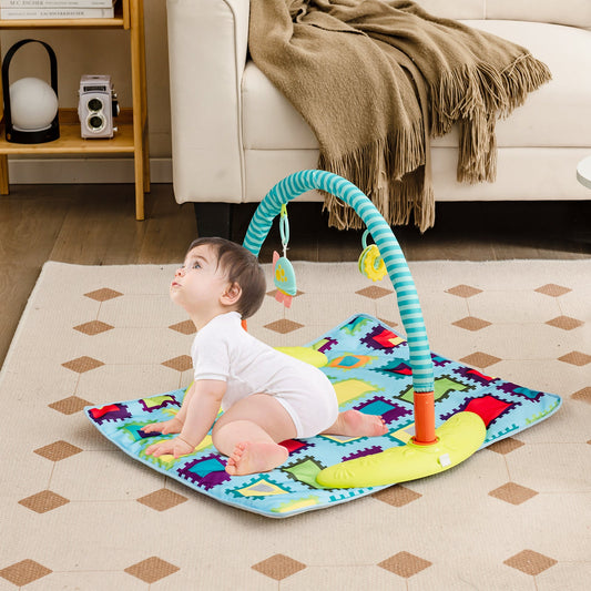 4-in-1 Baby Bouncer Activity Center with 3 Adjustable Heights-Green - Tampa Home & Garden Store