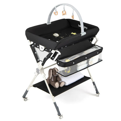 Foldable Baby Changing Table with Storage Bag