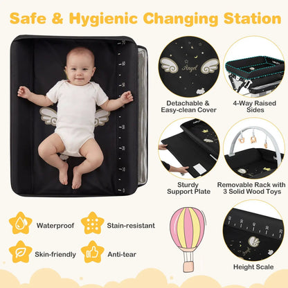 Foldable Baby Changing Table with Storage Bag