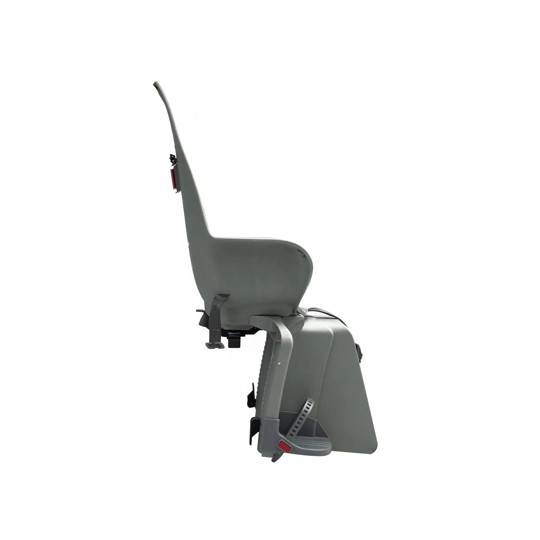 Gray EUNORAU child bicycle seat with tall backrest and mounting hardware on Tampa Home & Garden Store