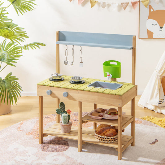 Backyard Pretend Play Toy Kitchen with Stove Top - Tampa Home & Garden Store