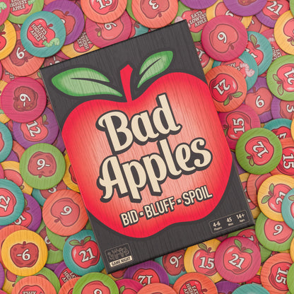 Bad Apples Bluffing Auction Card Game For Adults