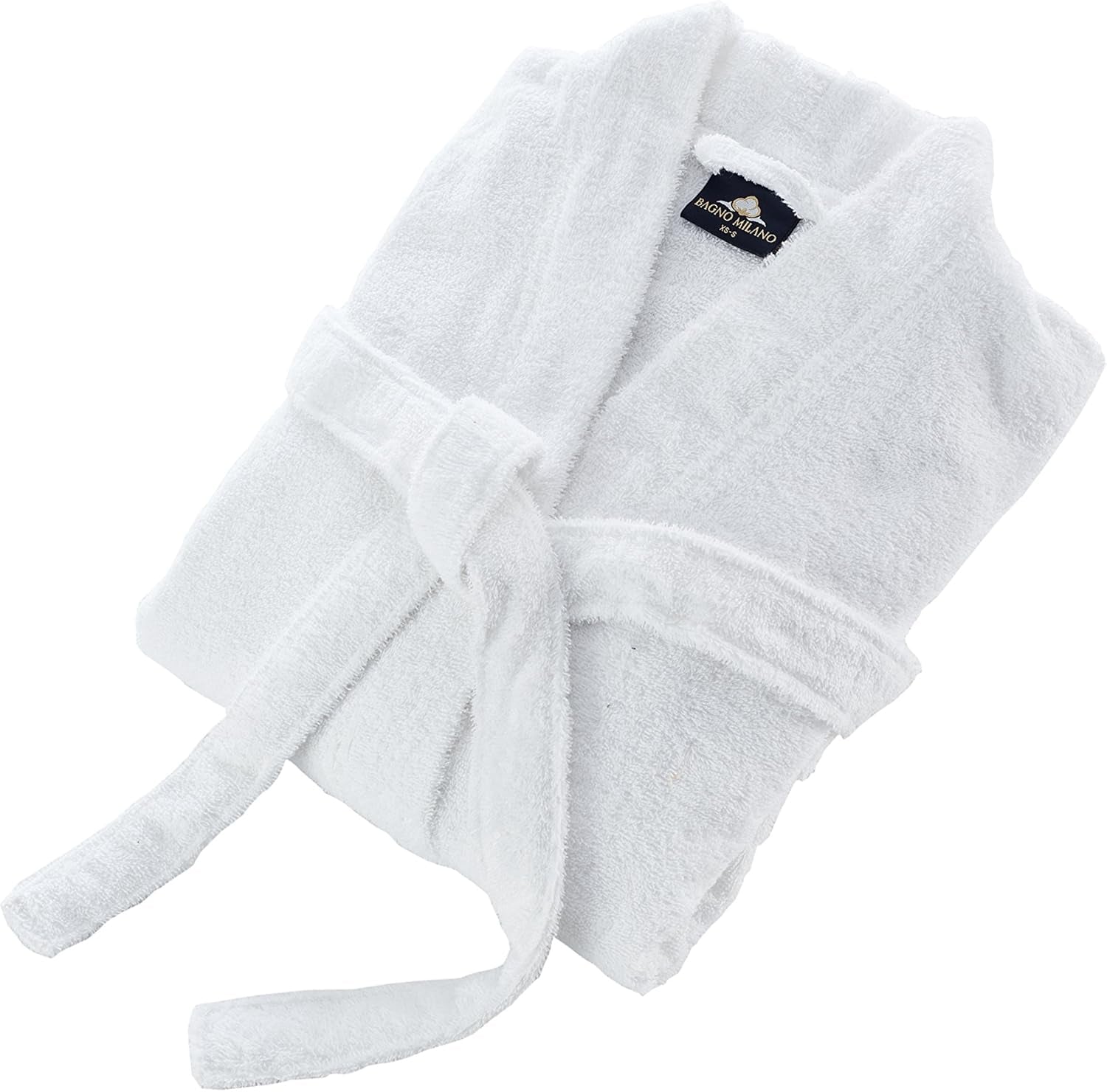 Bagno Milano Men’s 100% Organic Turkish Cotton Terry Bathrobe – Certified Soft, Absorbent, Kimono-Style Robe for Spa & Lounge - Tampa Home & Garden Store
