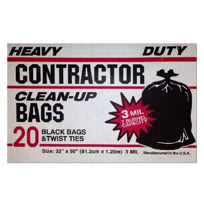 Heavy-Duty 42-Gallon Contractor Trash Bags – 3mil Ultra-Strength (20-Pack) - Tampa soil911.com