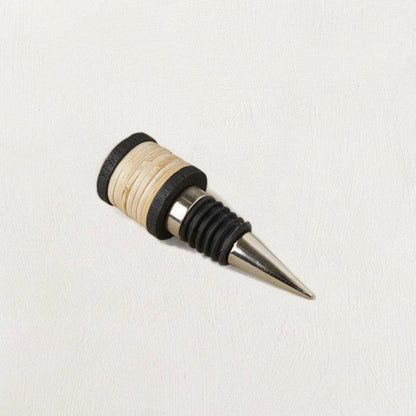 Bailey Rattan Bottle Stopper - Tampa Home & Garden Store