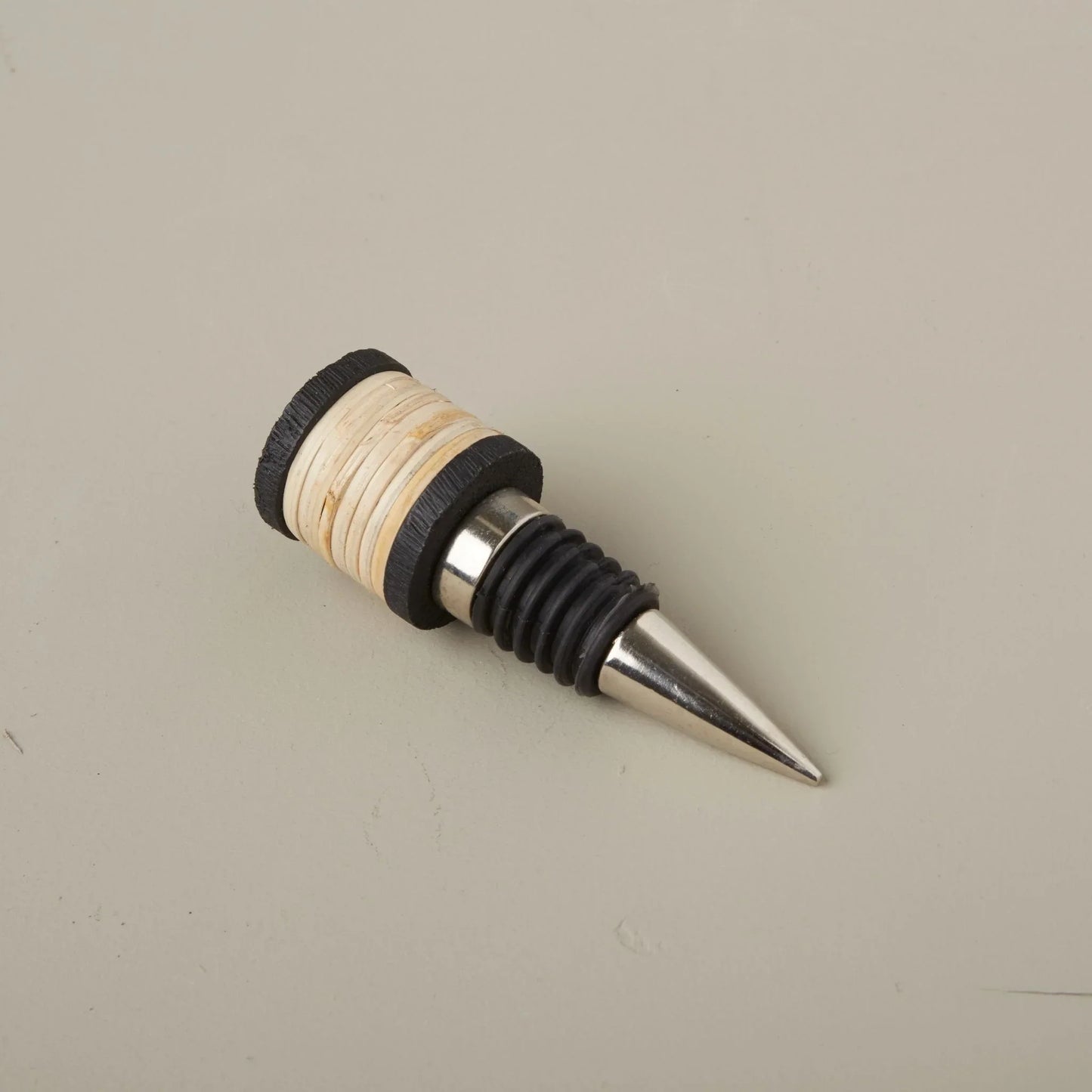 Bailey Rattan Bottle Stopper - Tampa Home & Garden Store