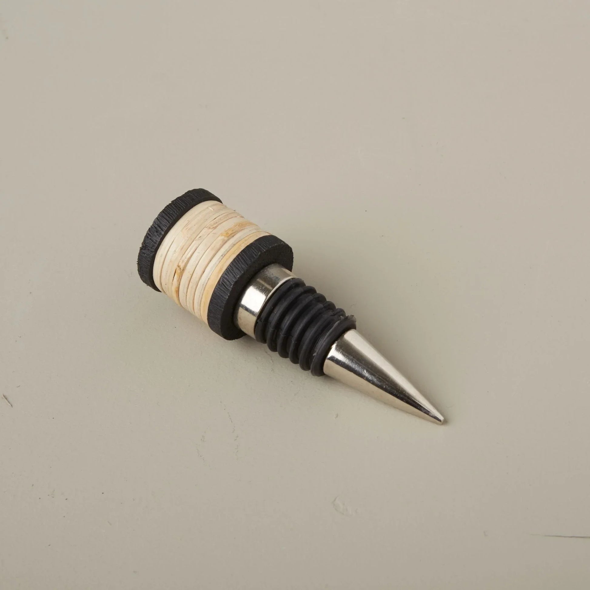 Bailey Rattan Bottle Stopper - Tampa Home & Garden Store