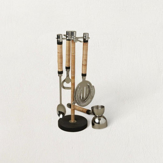 Bailey Rattan Hanging Bar Tool Set - Tampa Home & Garden Store