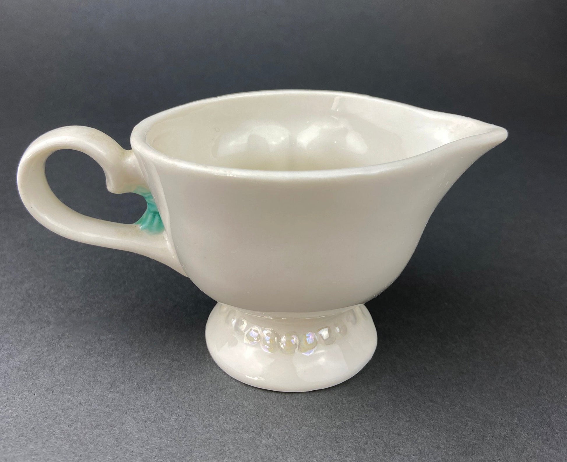Bailey's Winking Face Creamer with Blue Bow.  Yum Collectible Creamer.  Limited Edition. - Tampa Home & Garden Store