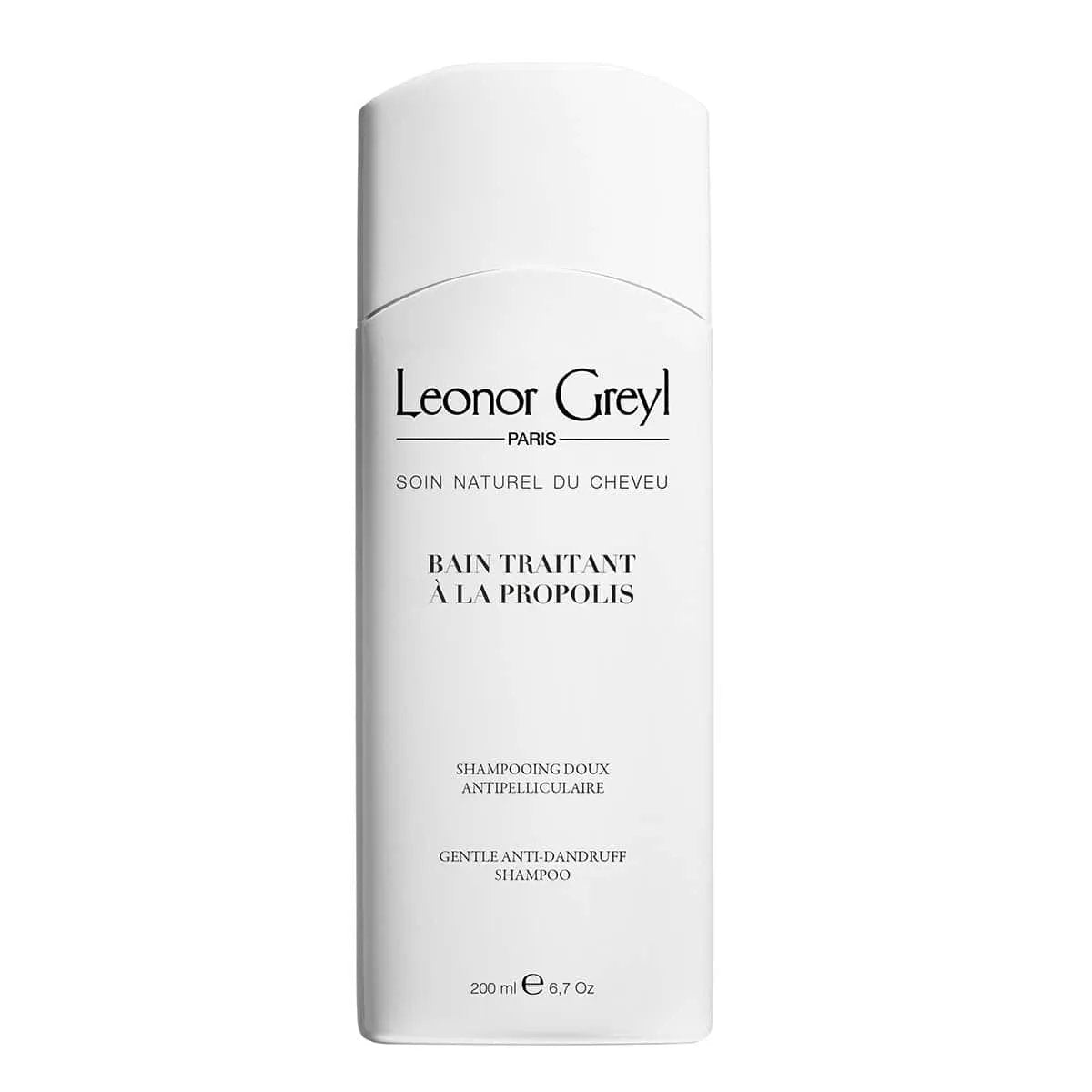 Leonor Greyl Bain Traitant à la Propolis shampoo bottle white with black text 6.7 oz on Tampa Home & Garden Store
