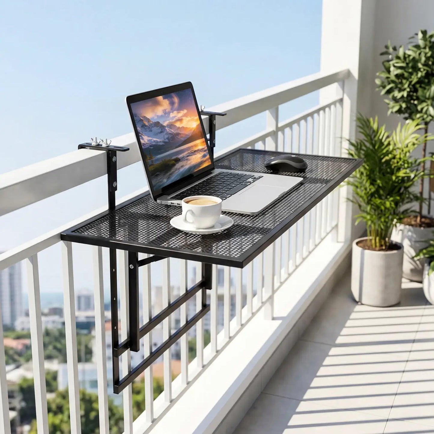 31.5 Metal Folding Bar Table with 5 Positions