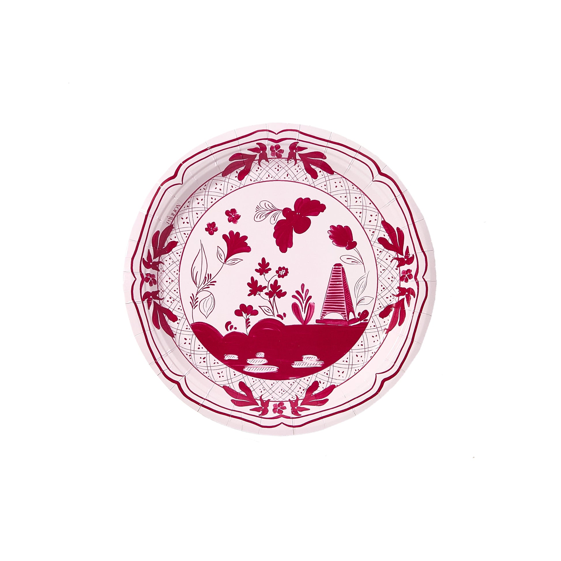 Ballet and Berry Beachside Pavilion Dessert Paper Plates - 8 pack - Tampa Home & Garden Store