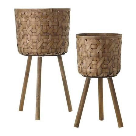 Bam Basket with Stand - Tampa Home & Garden Store