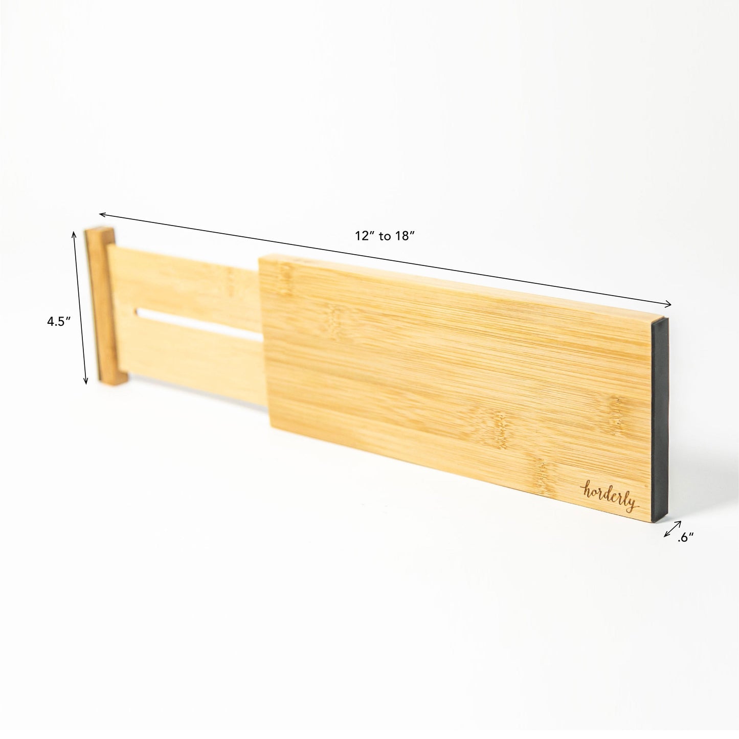 Horderly Bamboo Expandable Drawer Dividers – Natural, 12–18 inch adjustable on Tampa Home & Garden Store