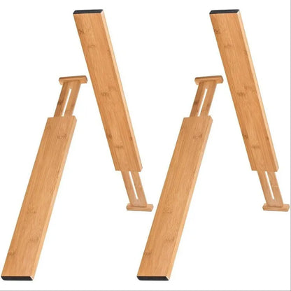 Bamboo Expandable Strip Bamboo Drawer Partition Expandable Drawer Partition Convenient Bamboo Divider Drawer Organization - Tampa Home & Garden Store