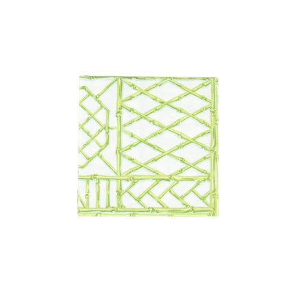 Bamboo Screen Moss Green - Cocktail Napkin - Tampa Home & Garden Store