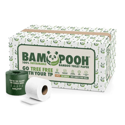 Bampooh 3-Ply Bamboo Toilet Paper — Soft, Strong & Sustainable - Tampa Home & Garden Store