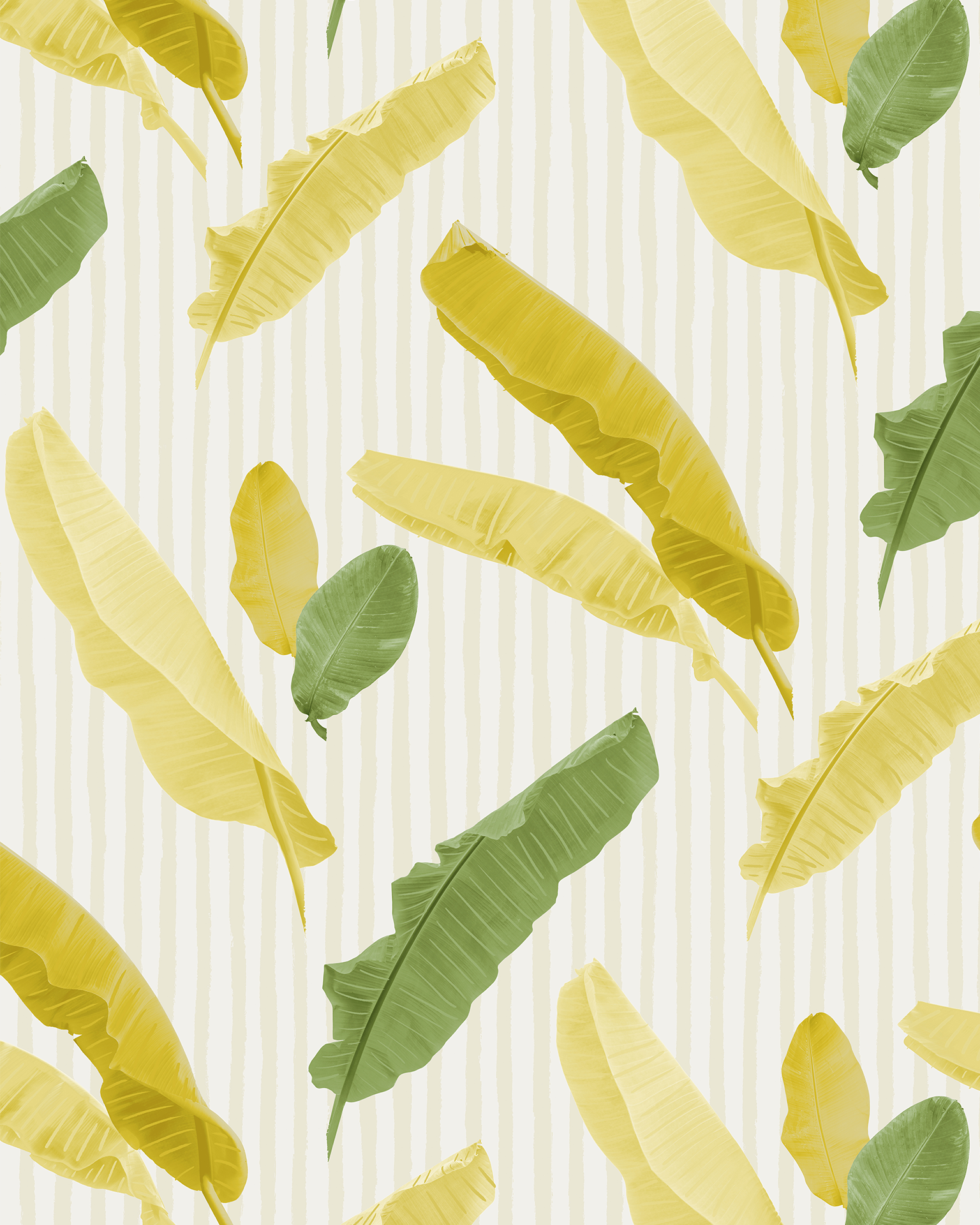 Banana Cabana Wallpaper, yellow and green - Tampa Home & Garden Store