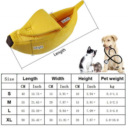 Banana Pet Bed - Tampa Home & Garden Store