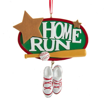 Baseball " Home Run" Ornament - Tampa Home & Garden Store