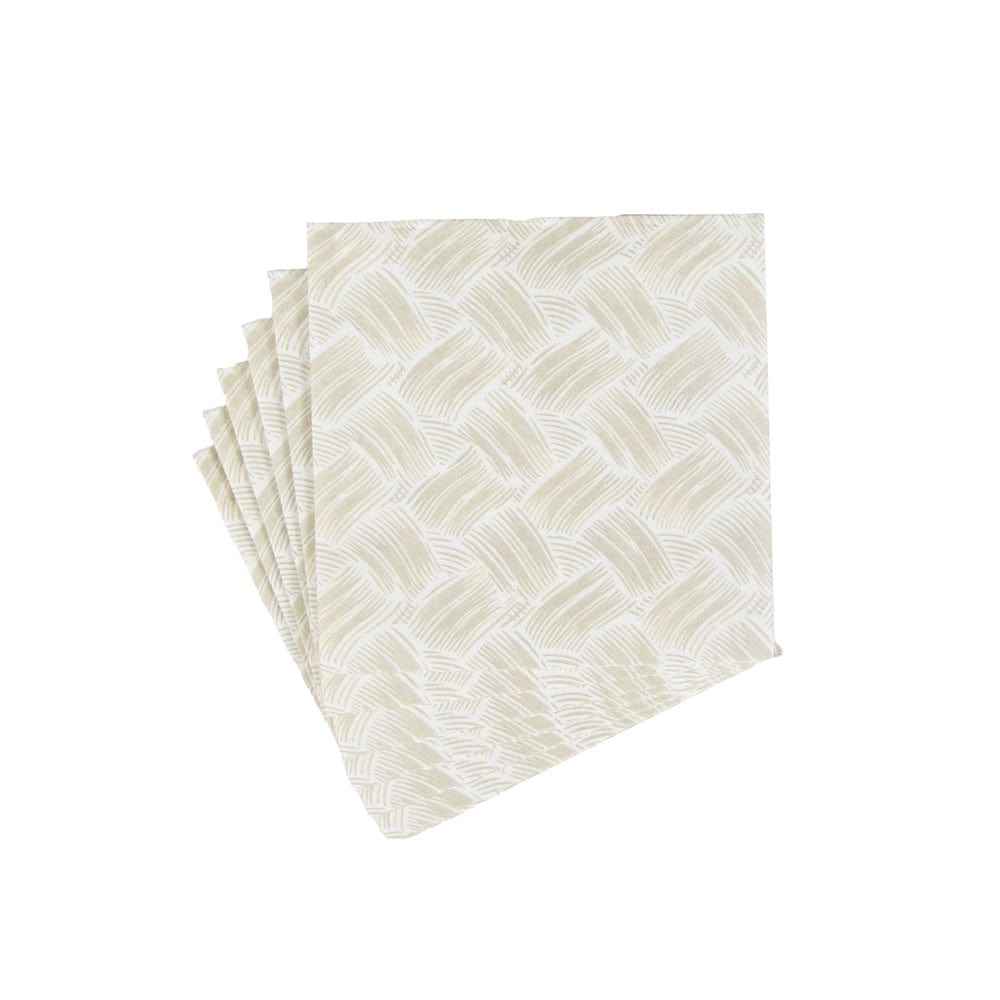 Basketry Flax - Cocktail Napkin - Tampa Home & Garden Store
