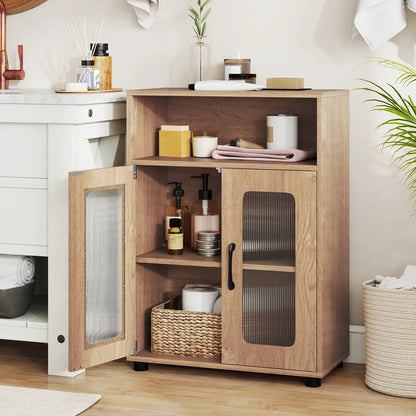 Freestanding Bathroom Cabinet With 2 Doors
