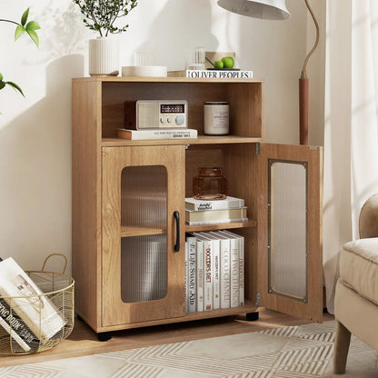 Freestanding Bathroom Cabinet With 2 Doors