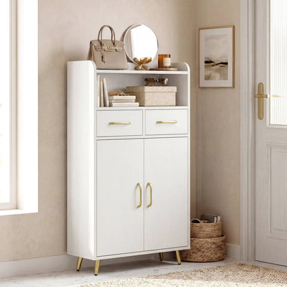Bathroom Storage Cabinet With 2 Drawers and Doors