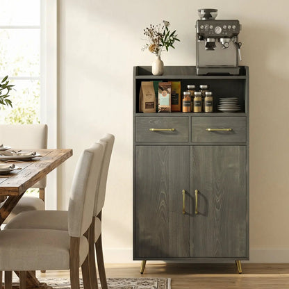 Bathroom Storage Cabinet With 2 Drawers and Doors