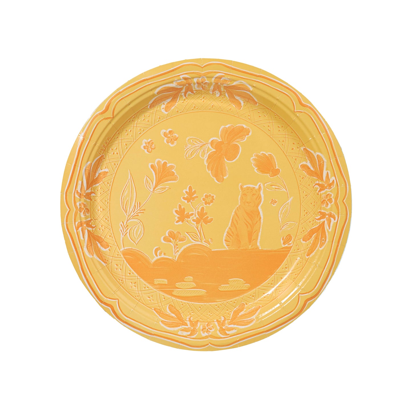 Baton Rouge Sunshine Yellow Tiger Dessert Collegiate Paper Plates - 8 Pack - Tampa Home & Garden Store