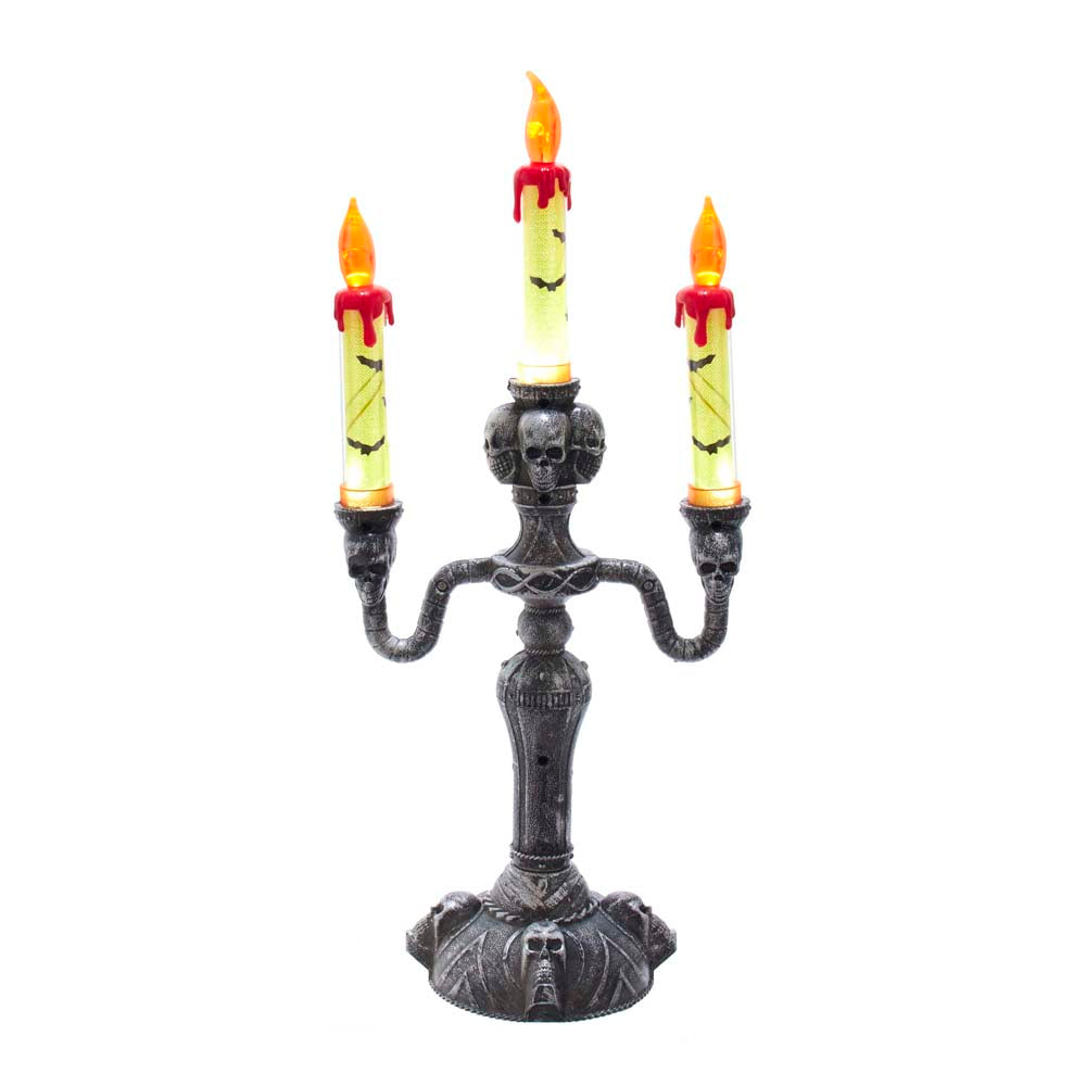 Battery-Operated Halloween LED Candelabra - 15 Inch - Tampa Home & Garden Store
